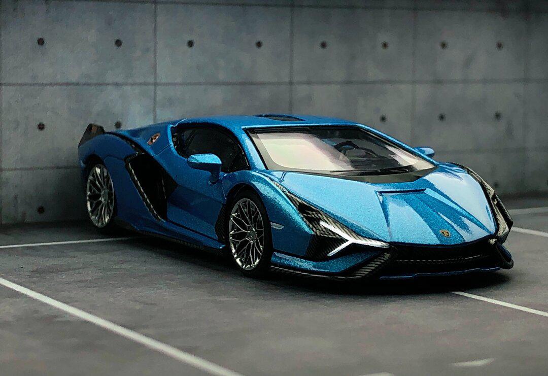 mini gt兰博基尼 闪电sián fkp 37 | 蓝色