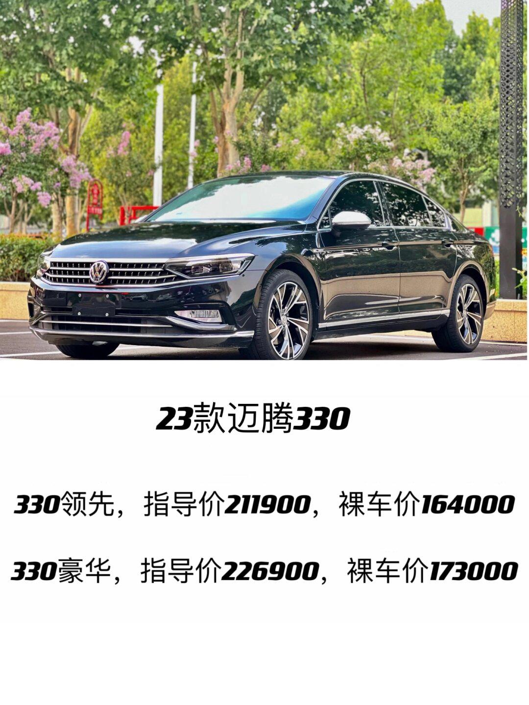 迈腾330价格图片