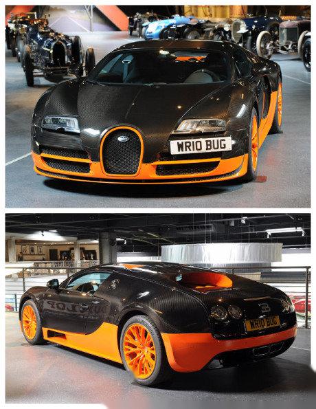 【布加迪威龙ss世界记录版】这辆布加迪威龙supersport于2010年在大众