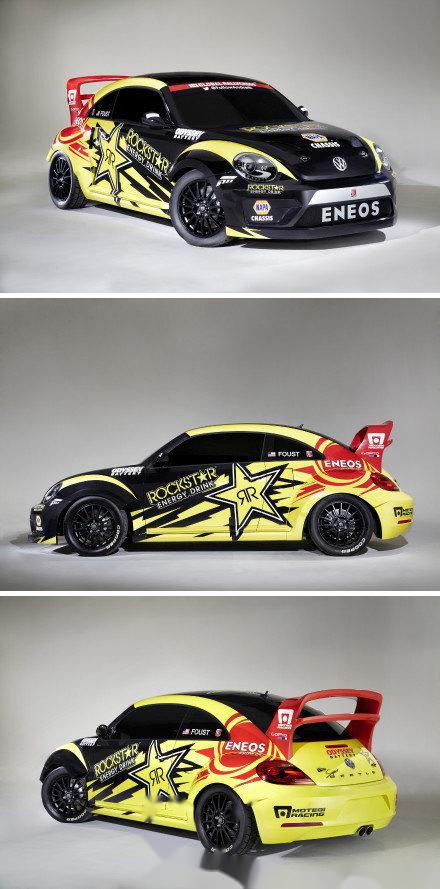 大众甲壳虫 grc 赛车发布】这款拉力赛车配备高耸的尾翼