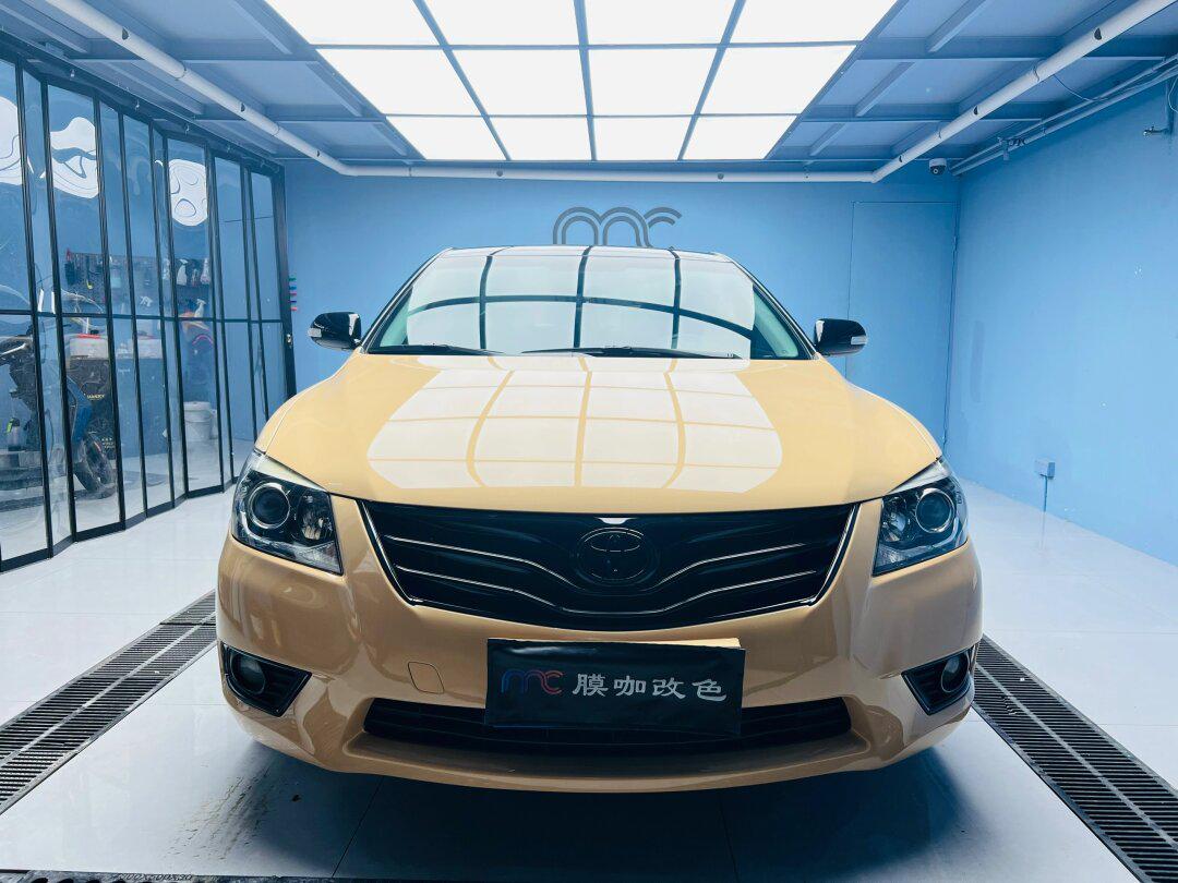 广州南沙|汽车改色|凯美瑞|风暴沙漠黄
