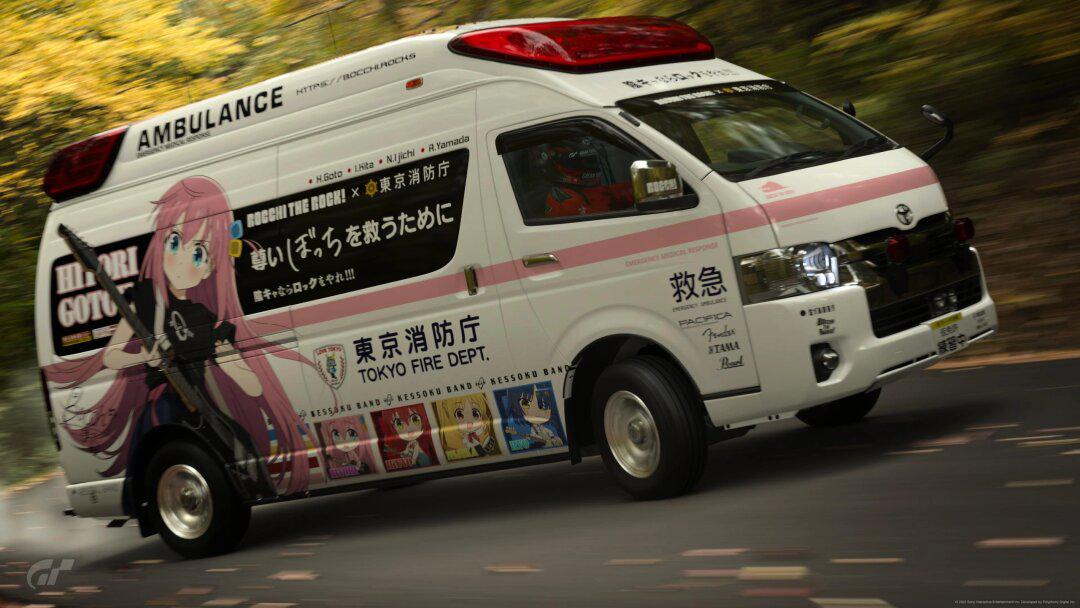 gt赛车7 痛车照 丰田海狮救护车