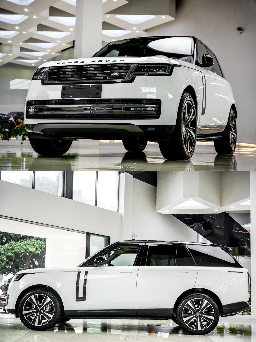 白色路虎揽胜的王者之气