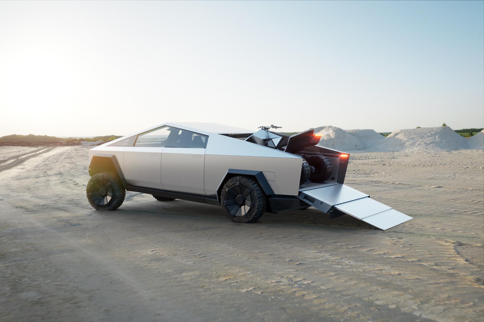 据外媒报道,特斯拉cybertruck电动皮卡已经进入了美国电动汽车税收