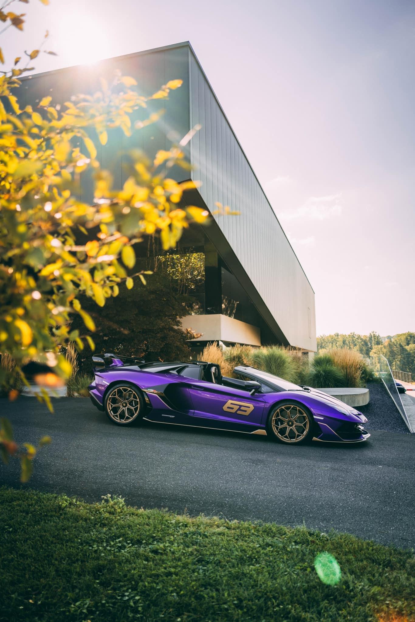 lamborghini aventador svj "63" roadster