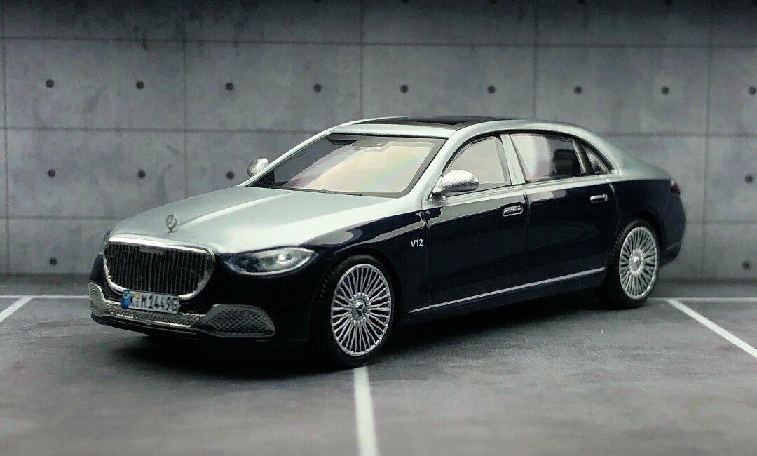 mini gt 奔驰迈巴赫s680 | 蓝银双拼