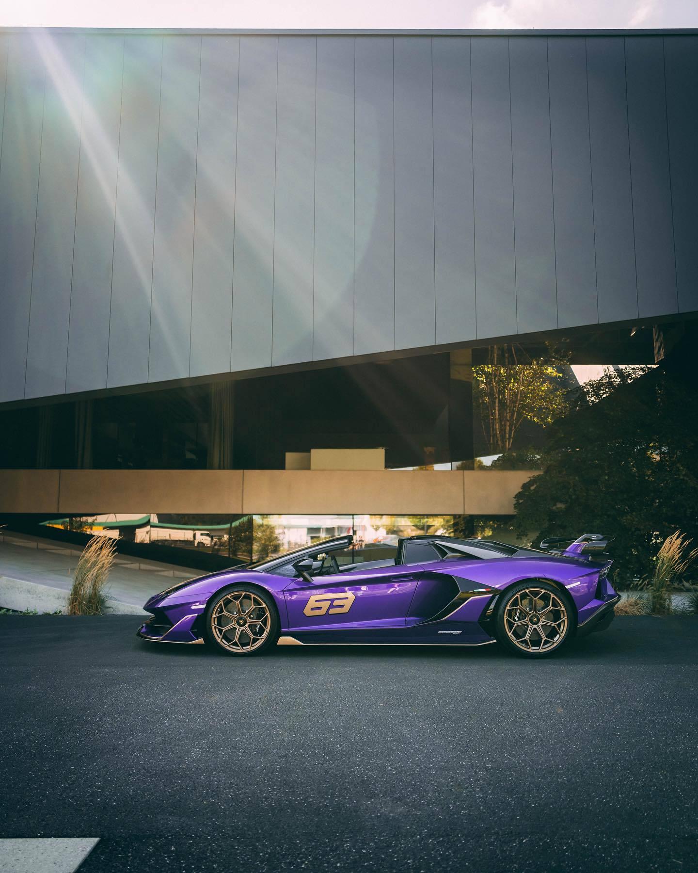 lamborghini aventador svj "63" roadster