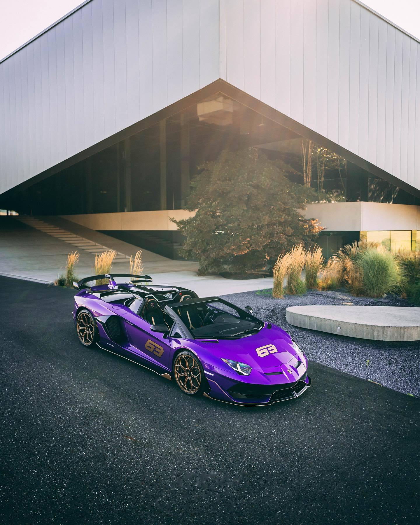 lamborghini aventador svj "63" roadster