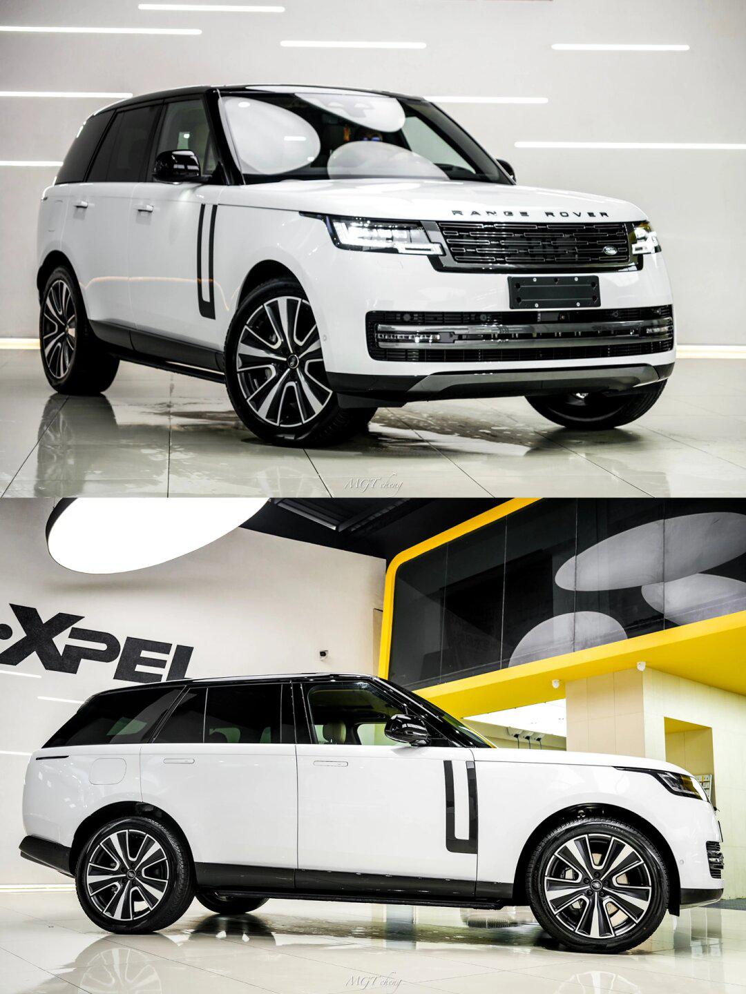 白色路虎揽胜的王者之气