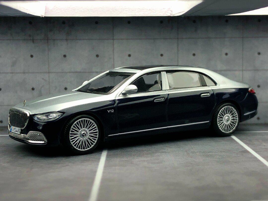 mini gt 奔驰迈巴赫s680 | 蓝银双拼