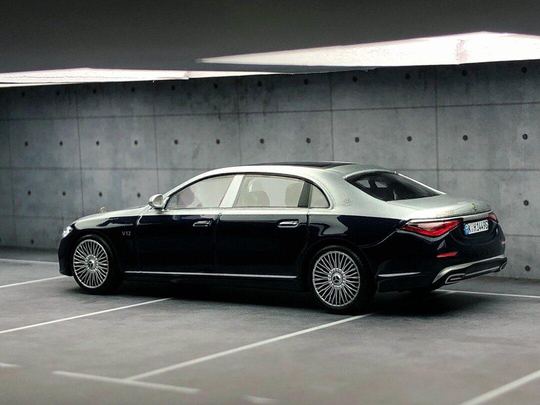 mini gt 奔驰迈巴赫s680 | 蓝银双拼