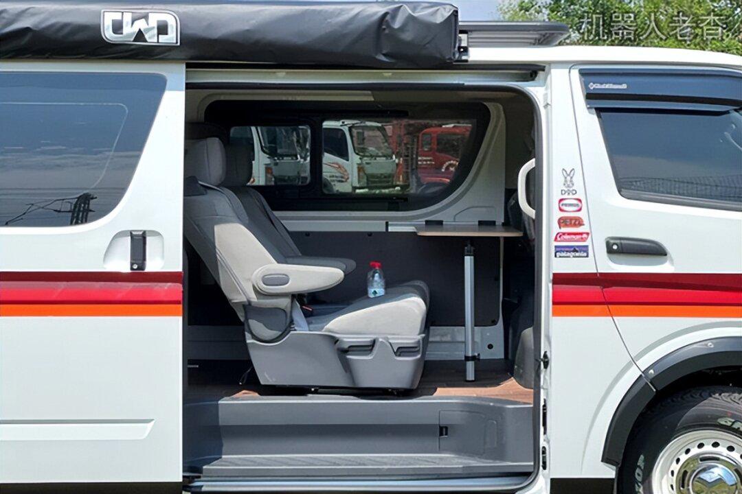 福田风景g7改装露营车旅行,设计床车自驾游