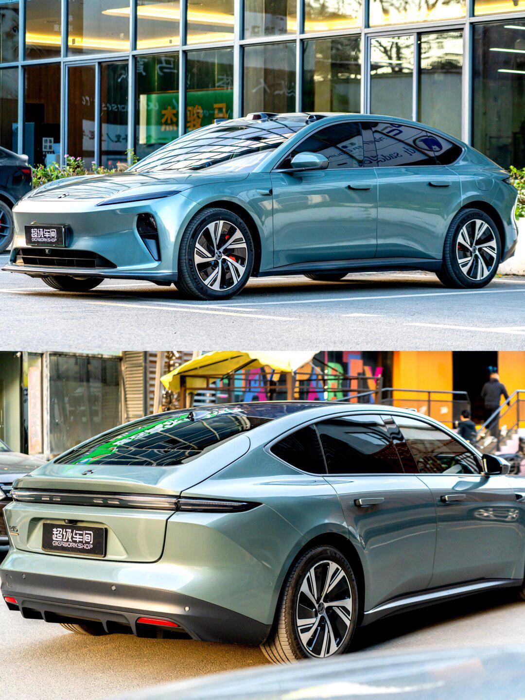 不用1个w也可以安排,蔚来原厂极光绿超耐看!