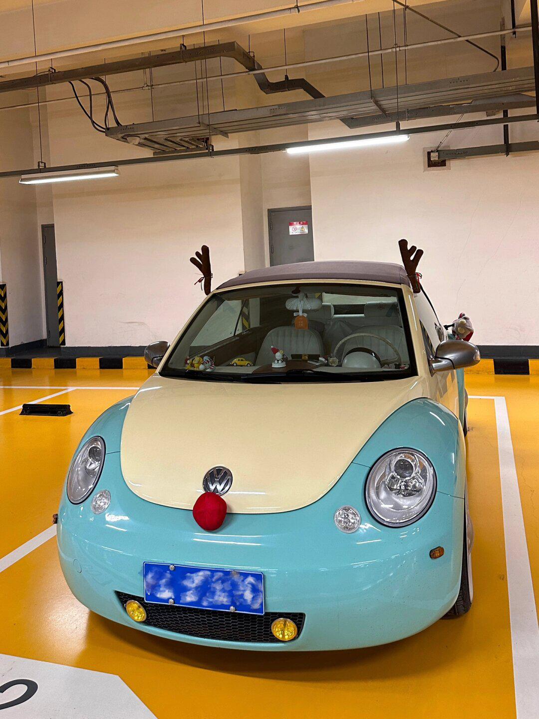 甲壳虫圣诞限定皮肤90鹿角车车来啦