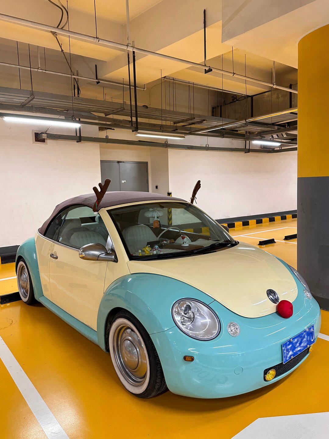 甲壳虫圣诞限定皮肤90鹿角车车来啦