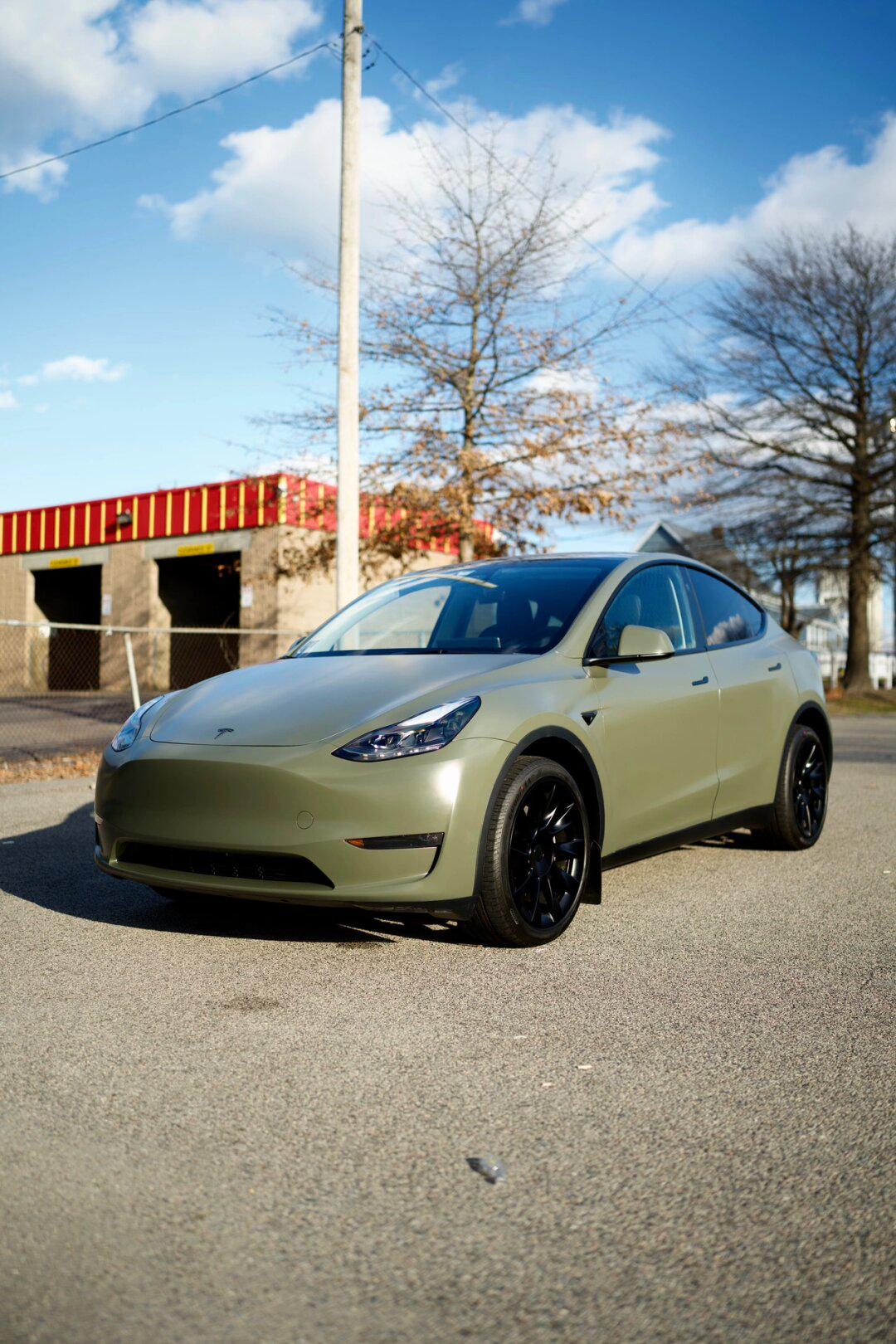 特斯拉 model y 汽车改色膜