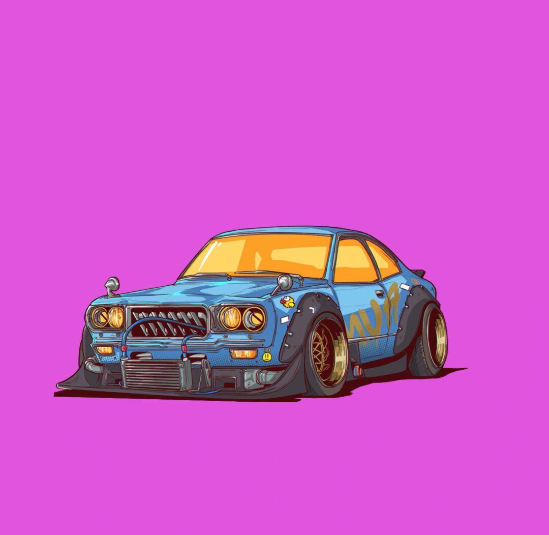 把你爱的车画进漫画里99