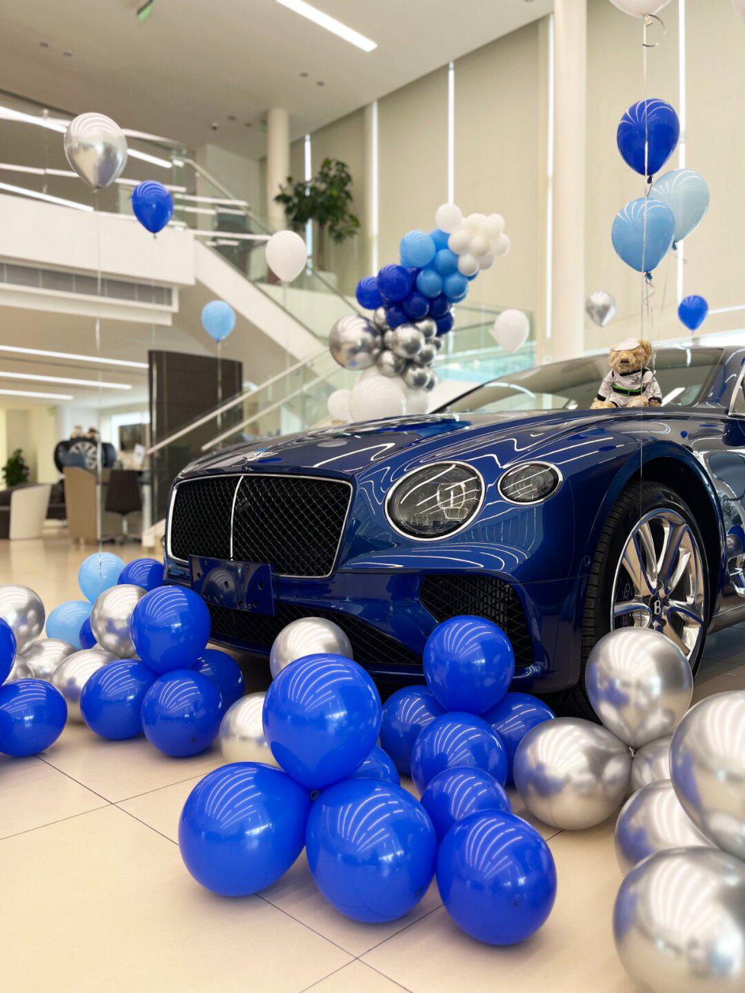 宾利璀璨蓝欧陆gt 交车仪式 0797