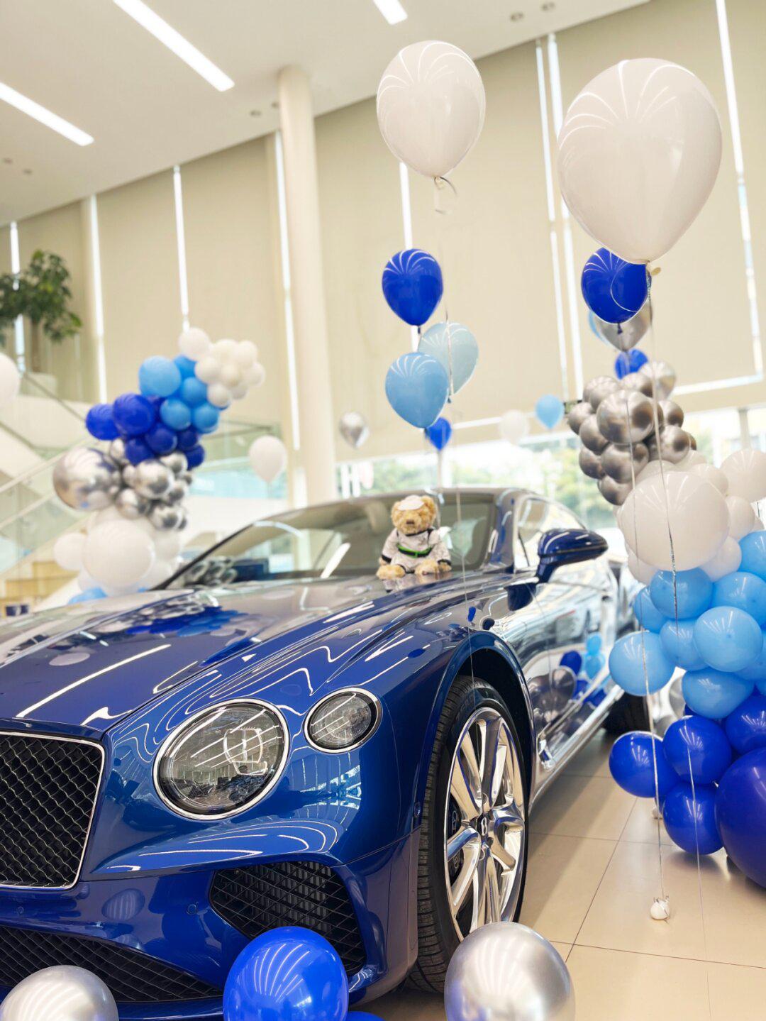 宾利璀璨蓝欧陆gt 交车仪式 0797