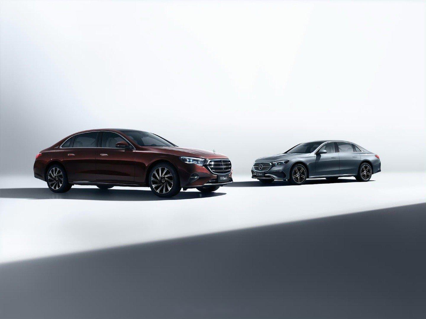 长轴距版奔驰e级轿车完成了换代,这款明星燃油车能沿袭前辈车型们的