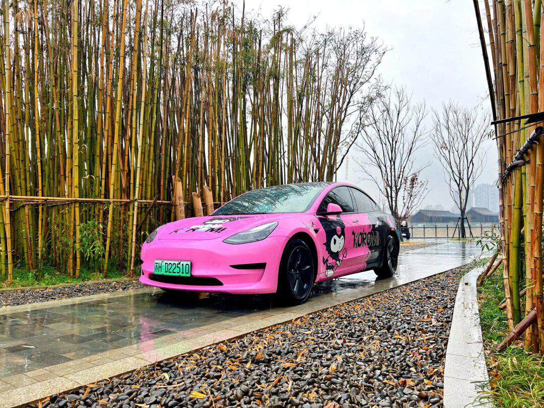 特斯拉model3:库洛米涂装