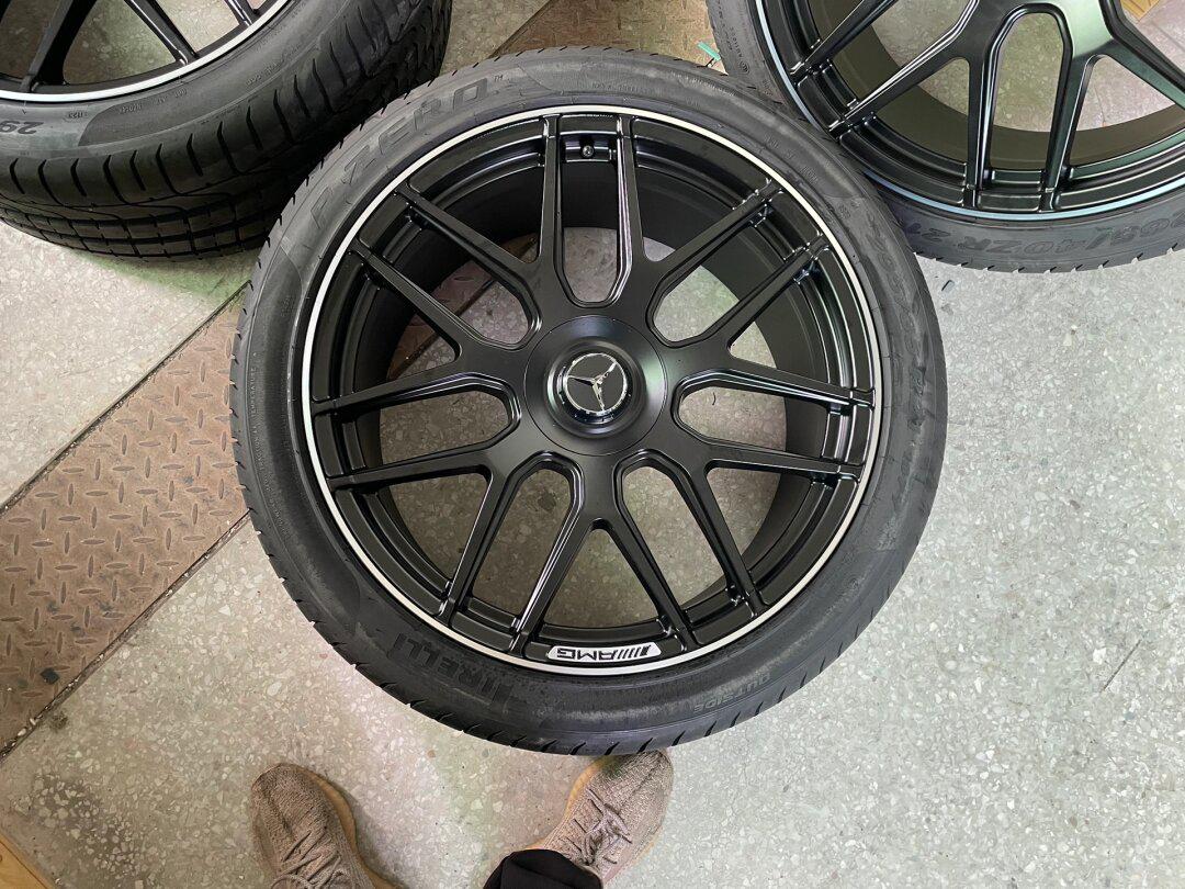 奔驰glc63s 21寸轮毂原厂锻造轮毂 适合:奔驰glc260gls gle