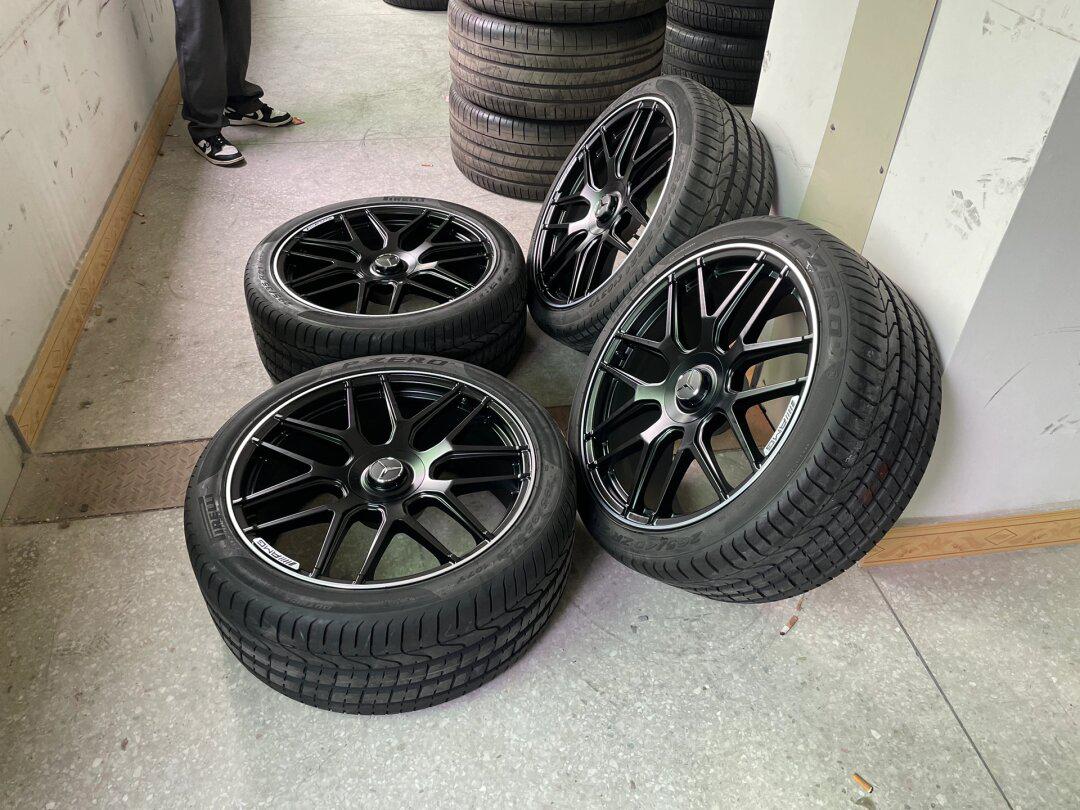 奔驰glc63s 21寸轮毂原厂锻造轮毂 适合:奔驰glc260gls gle