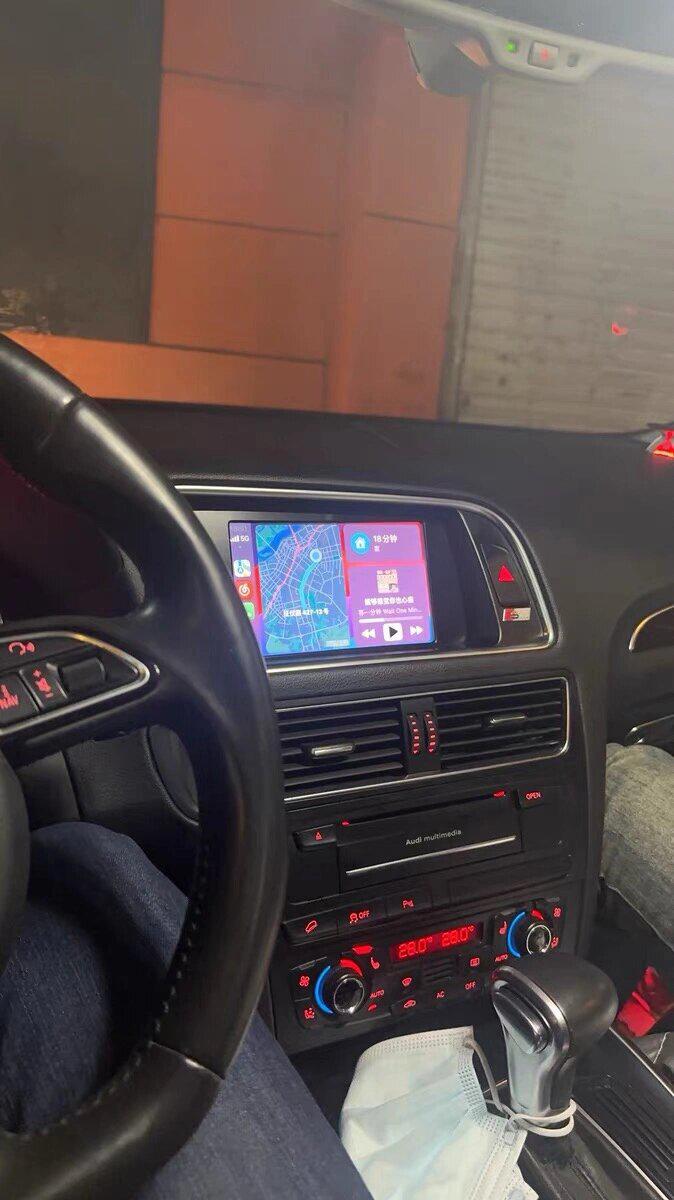 12款奥迪q5升级苹果无线carplay