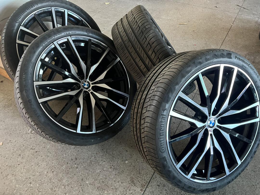 22寸宝马x5m原厂原装轮毂代号742m