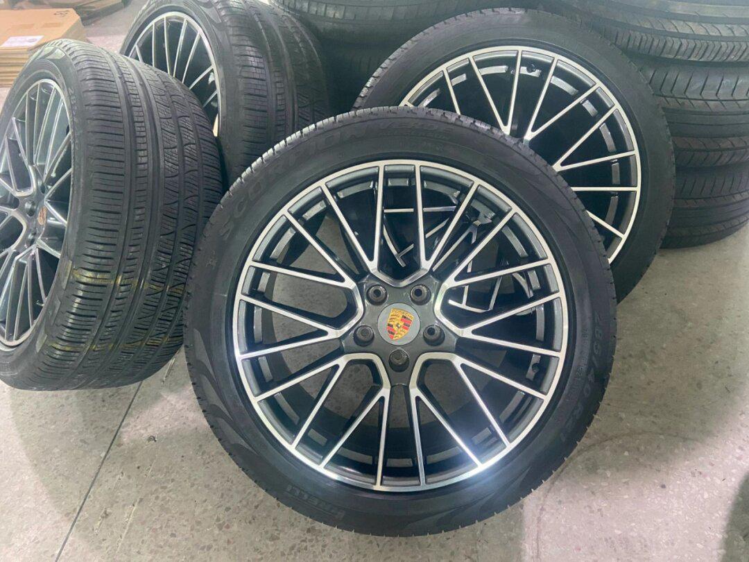 最经典的卡宴鸟巢轮毂|||搭配285 40 21 / 315 35 21倍耐力轮