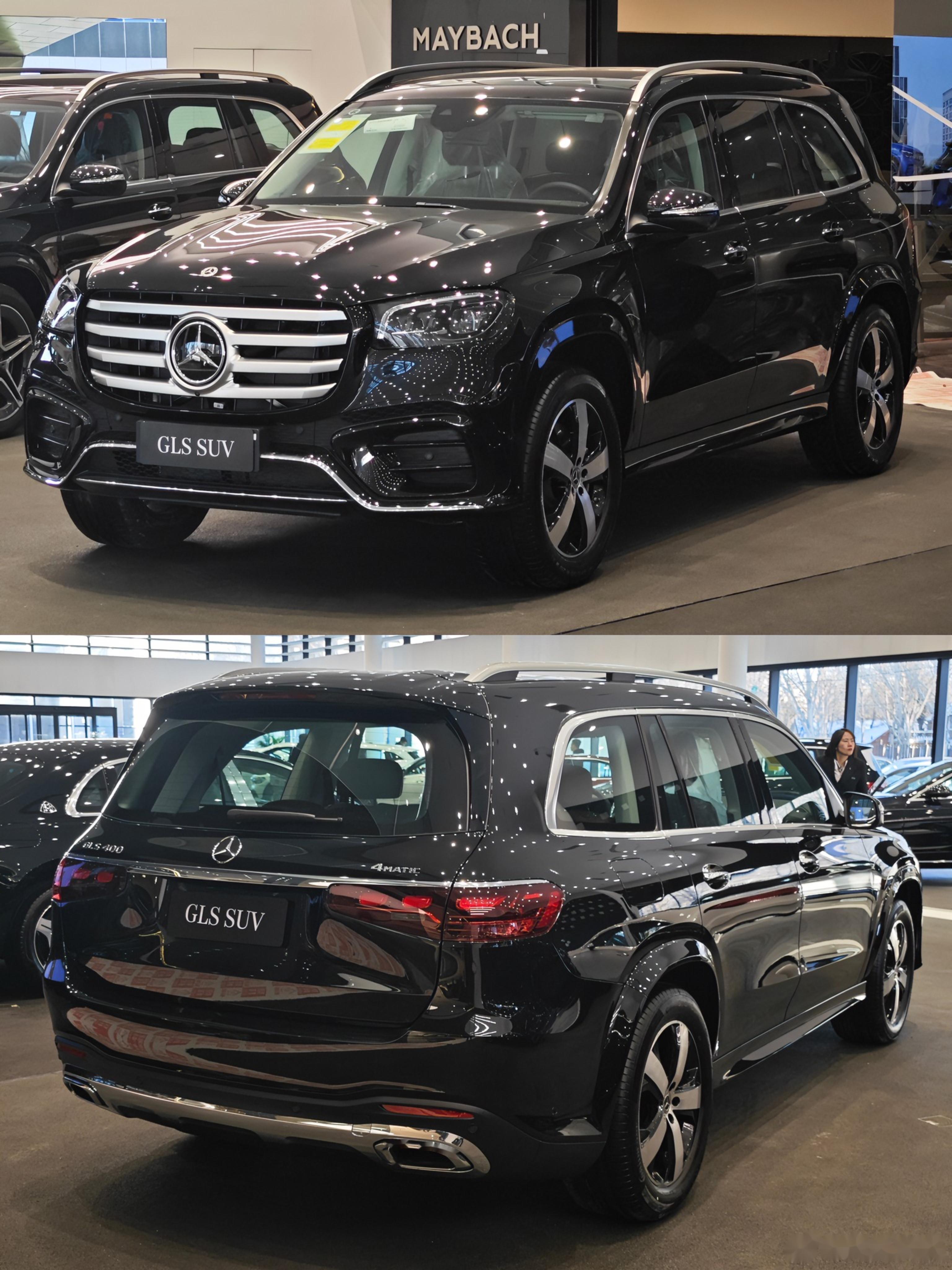 睡前发一车 中期改款奔驰gls400 大骨架子中网太难看了…… 这百万级