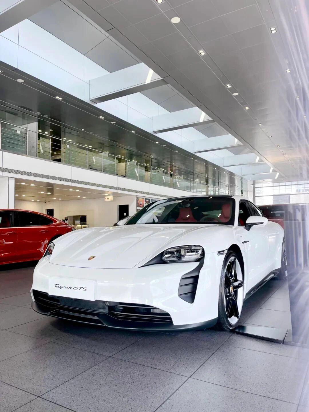 taycan 细花白94白月光现车6015_保时捷taycan社区_易车社区