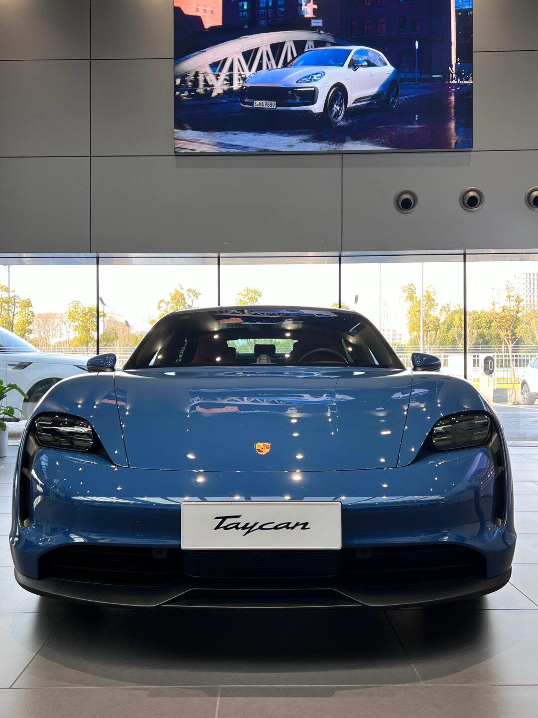 甜酷现车|taycan 97 海王星蓝