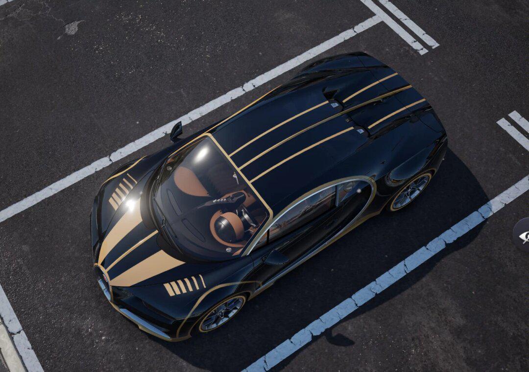 布加迪 chiron 15 轻奢定制黑龙涂装_有钱人的社区_易车社区