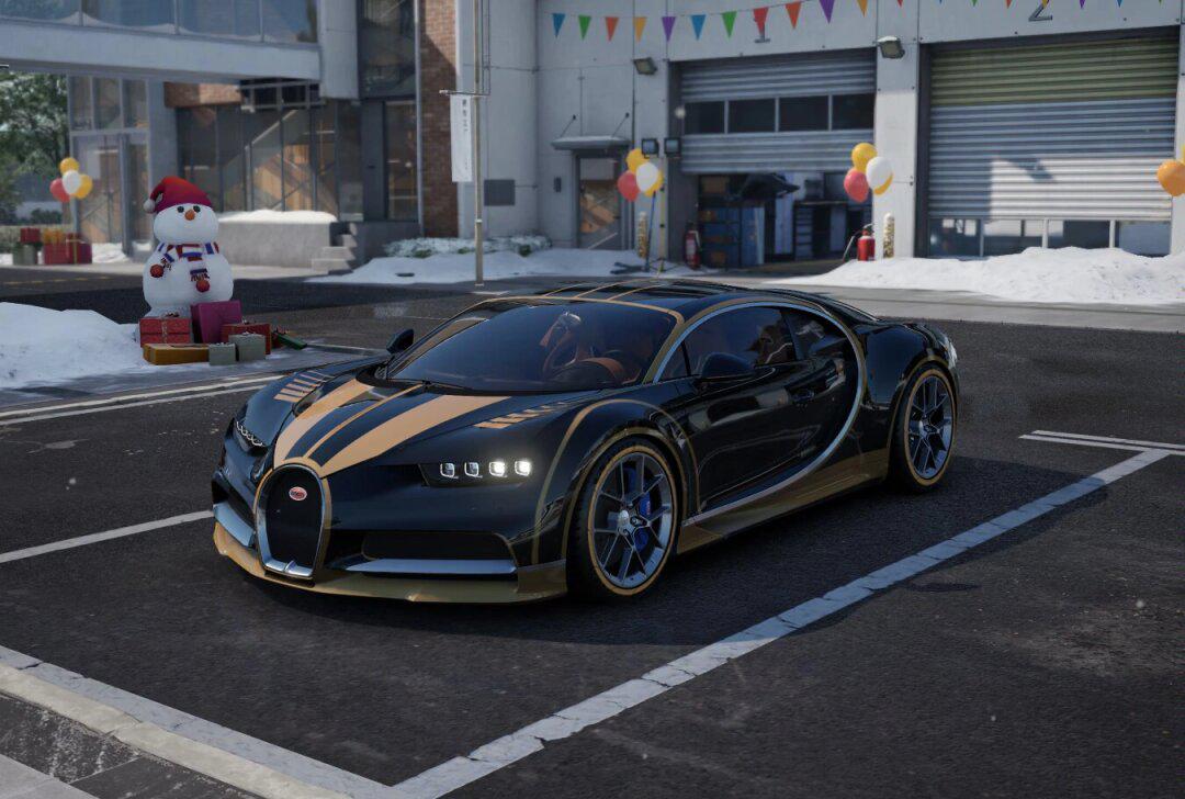 布加迪 chiron 15 轻奢定制黑龙涂装_有钱人的社区_易车社区