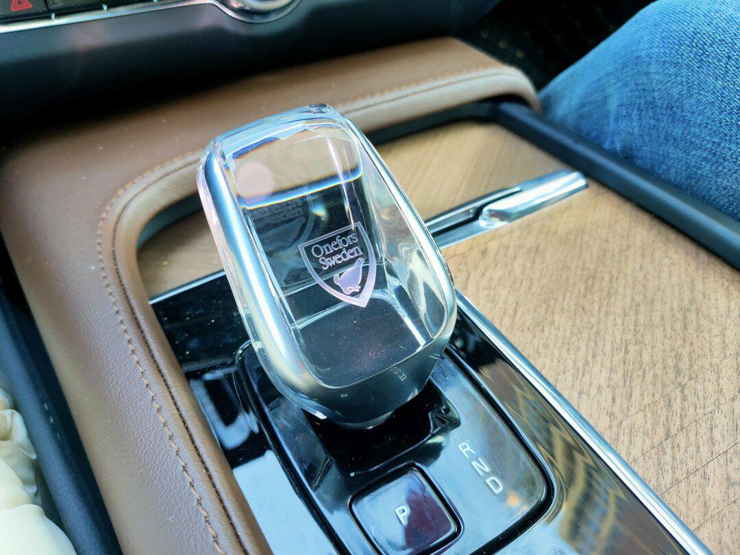 沃尔沃s90宝华韦健音响 水晶档把装上啦