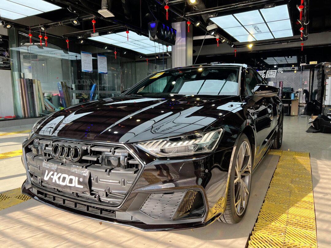 奥迪a7l 威固v5隐形车衣