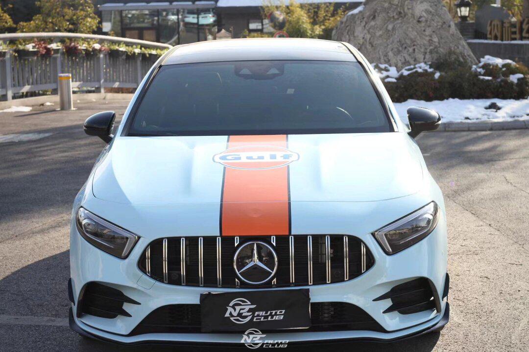 a35l 冰川蓝 海湾石油拉花_奔驰a级 amg社区_易车社区