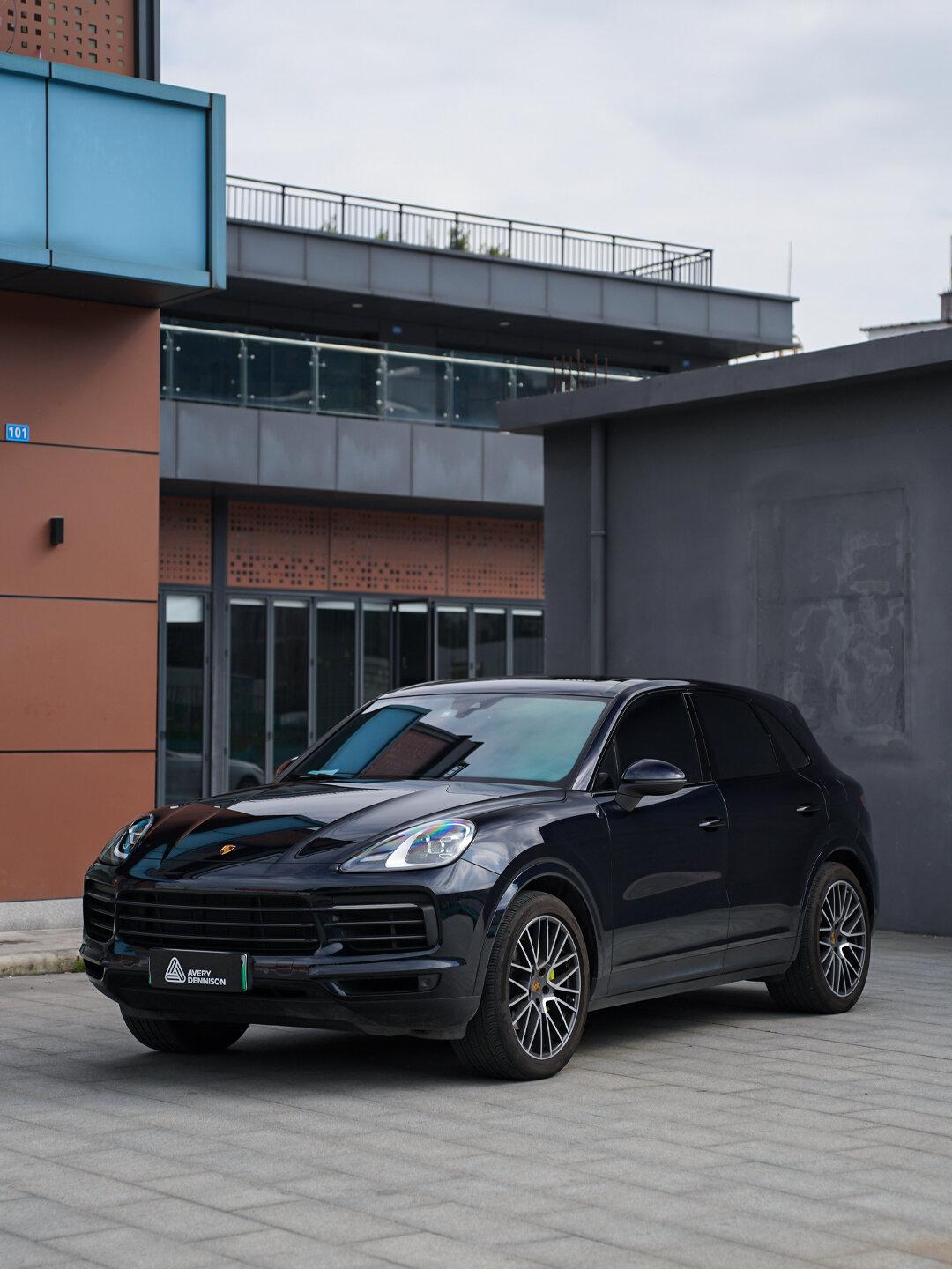 保时捷卡宴装贴艾利丹尼森spf-1000隐形车衣