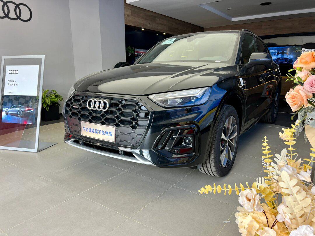 24款奥迪q5l 40豪华动感 欧皮卡棕 免税车