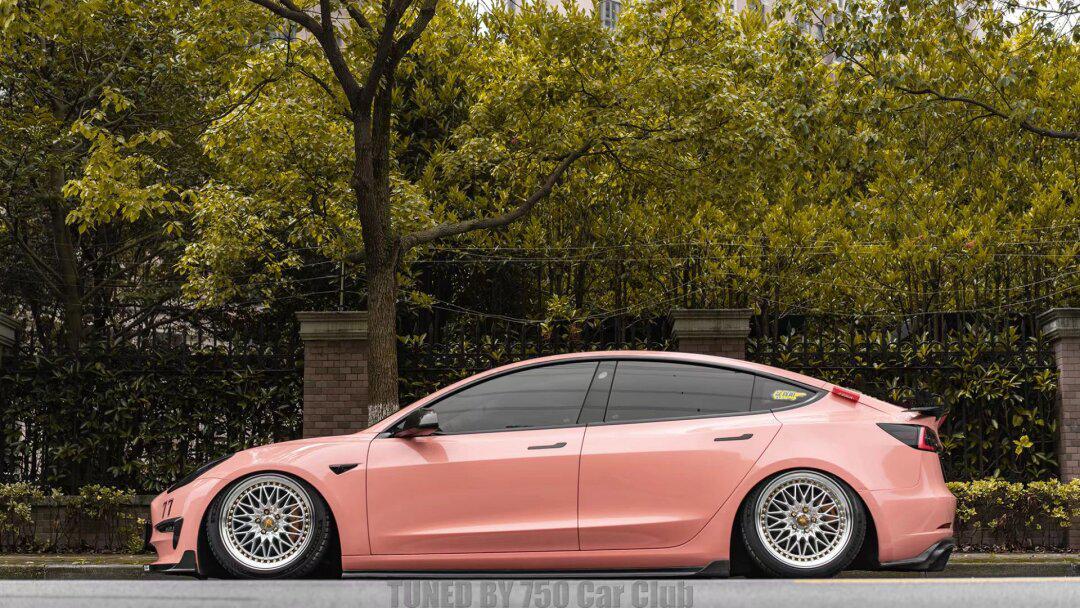 低趴姿态model3改装案例