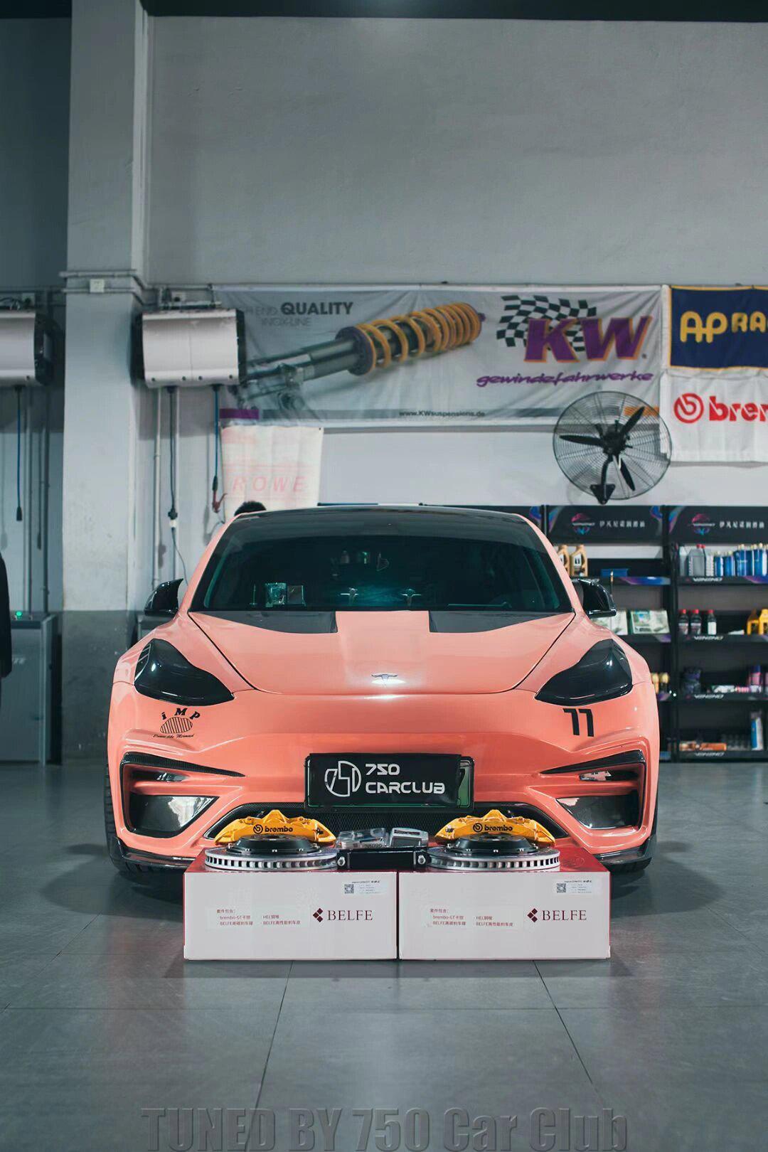 低趴姿态model3改装案例