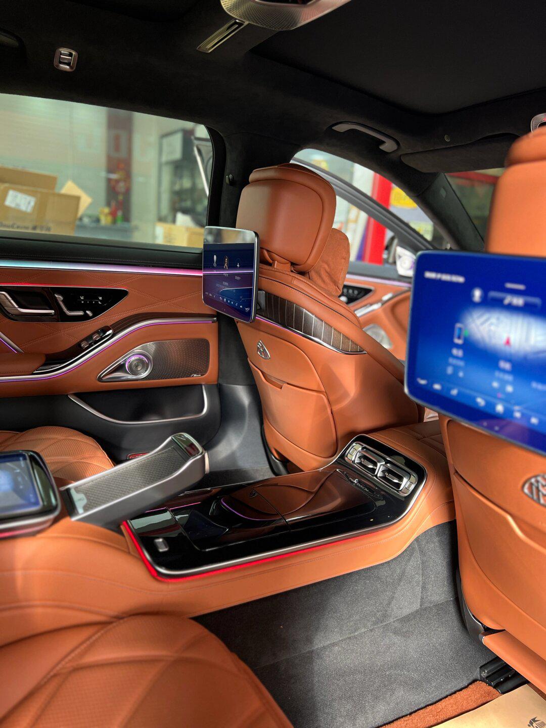 奔驰迈巴赫s480这套内饰,真的爱了爱了