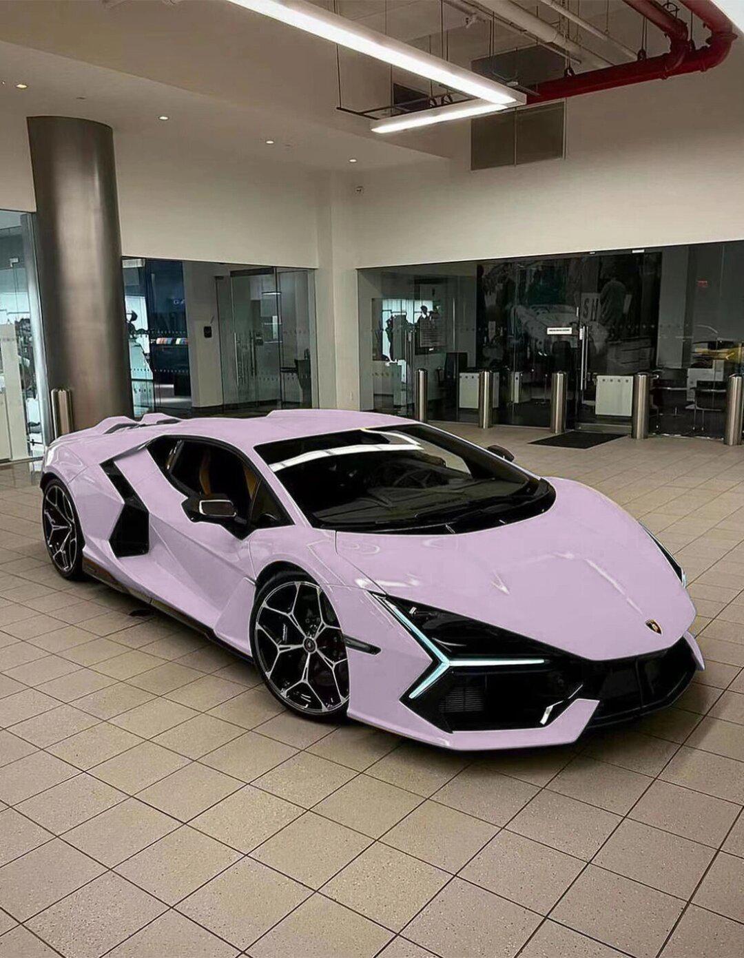 原来紫色的兰博基尼小牛这么美!9090