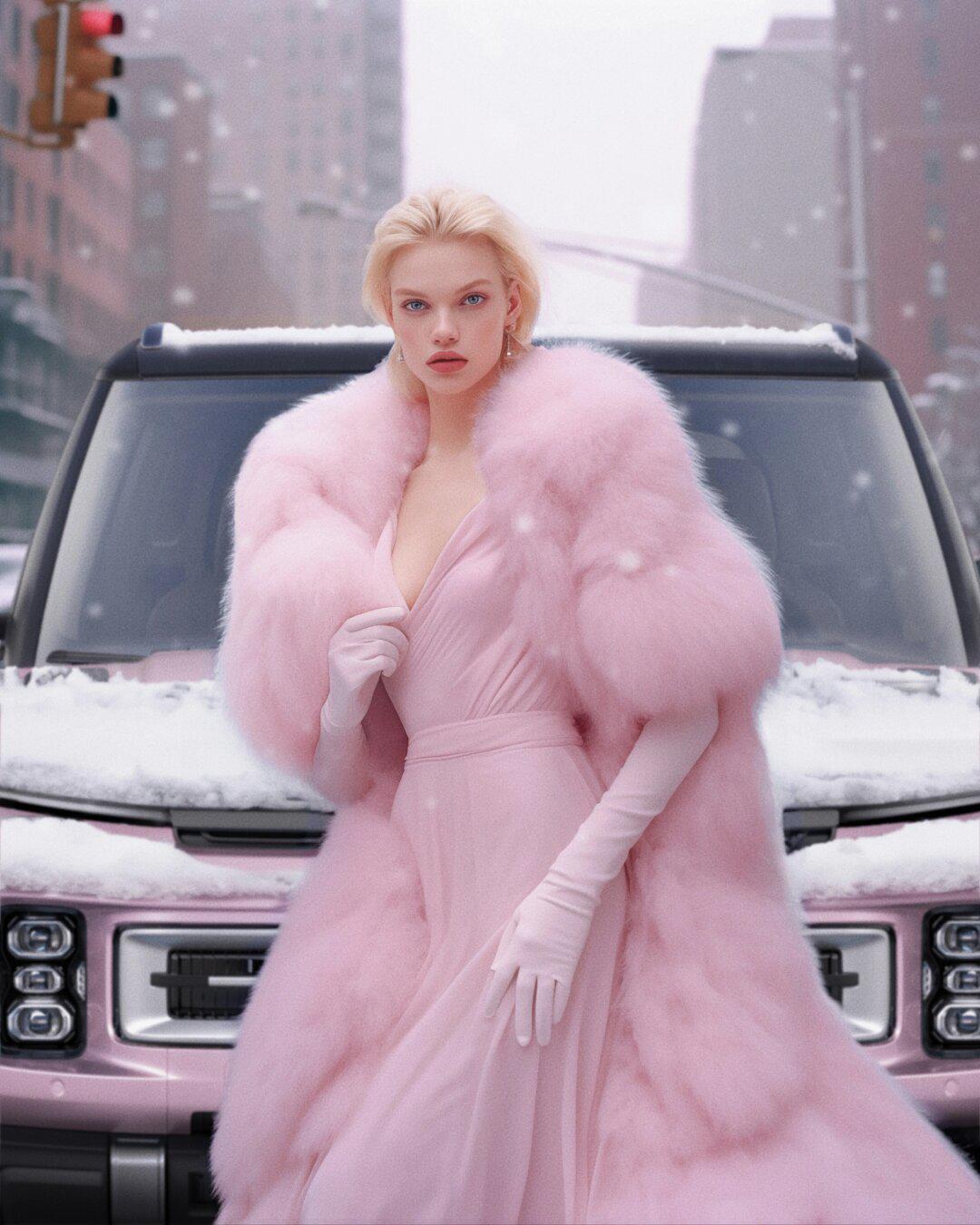 请注意6015公主下车 解锁时尚大片