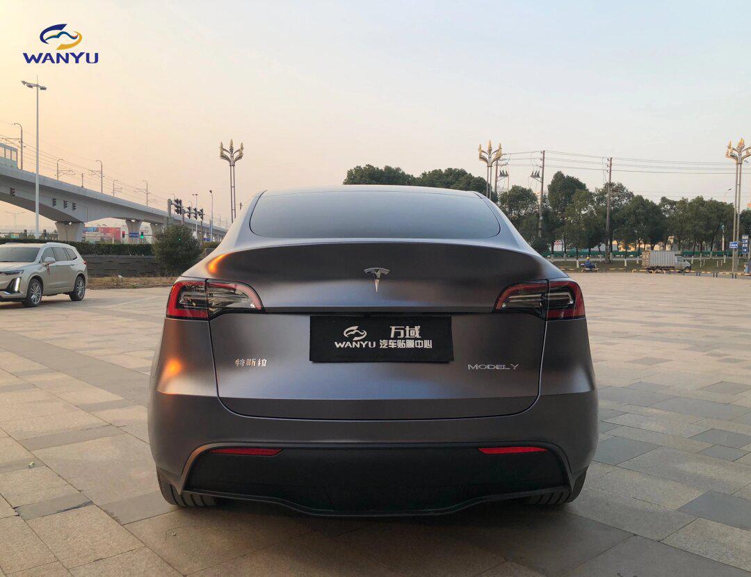 特斯拉3m | 全进口隔热膜 电光太空灰改色膜