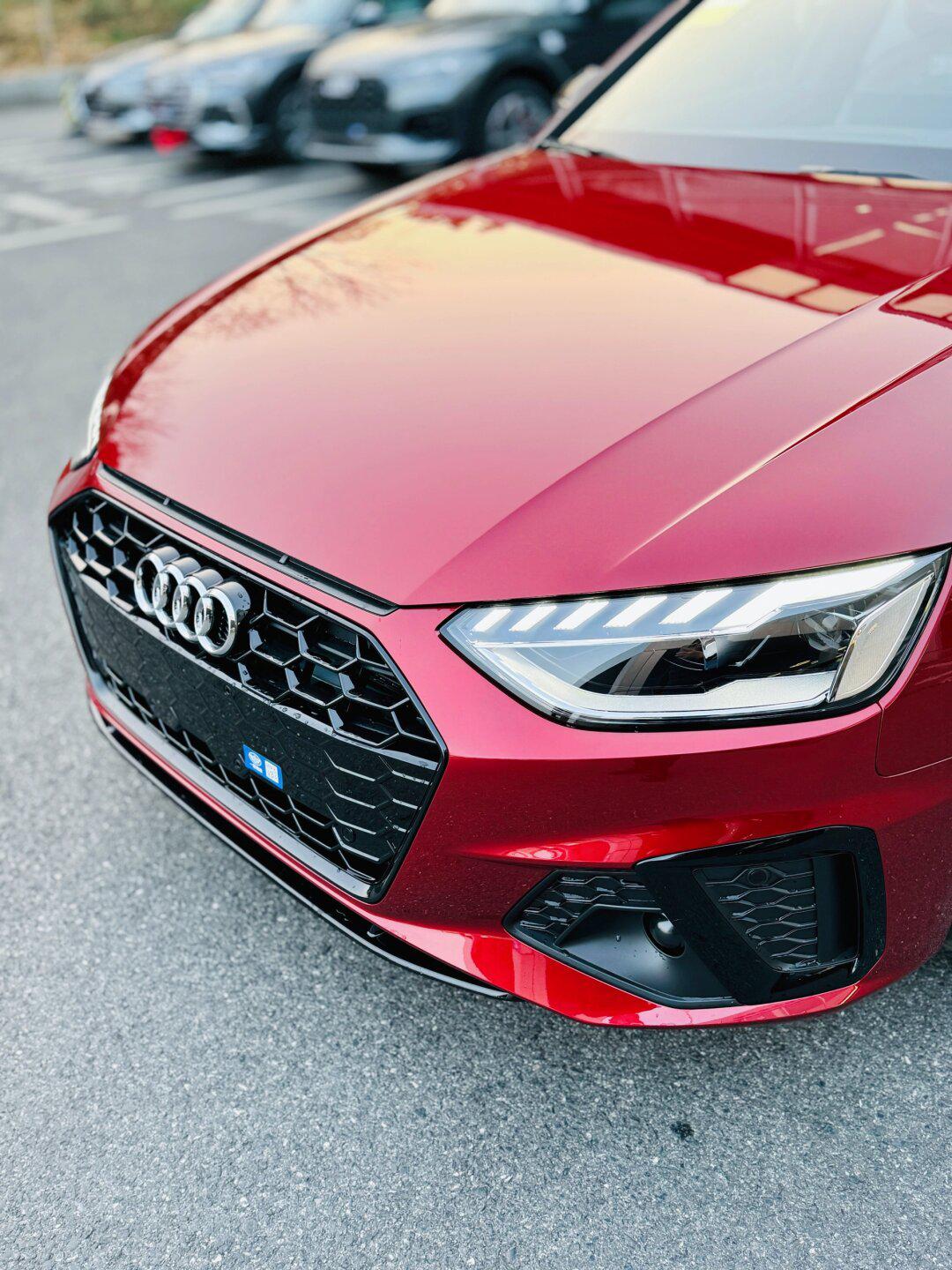 24款奥迪a4l斗牛士红