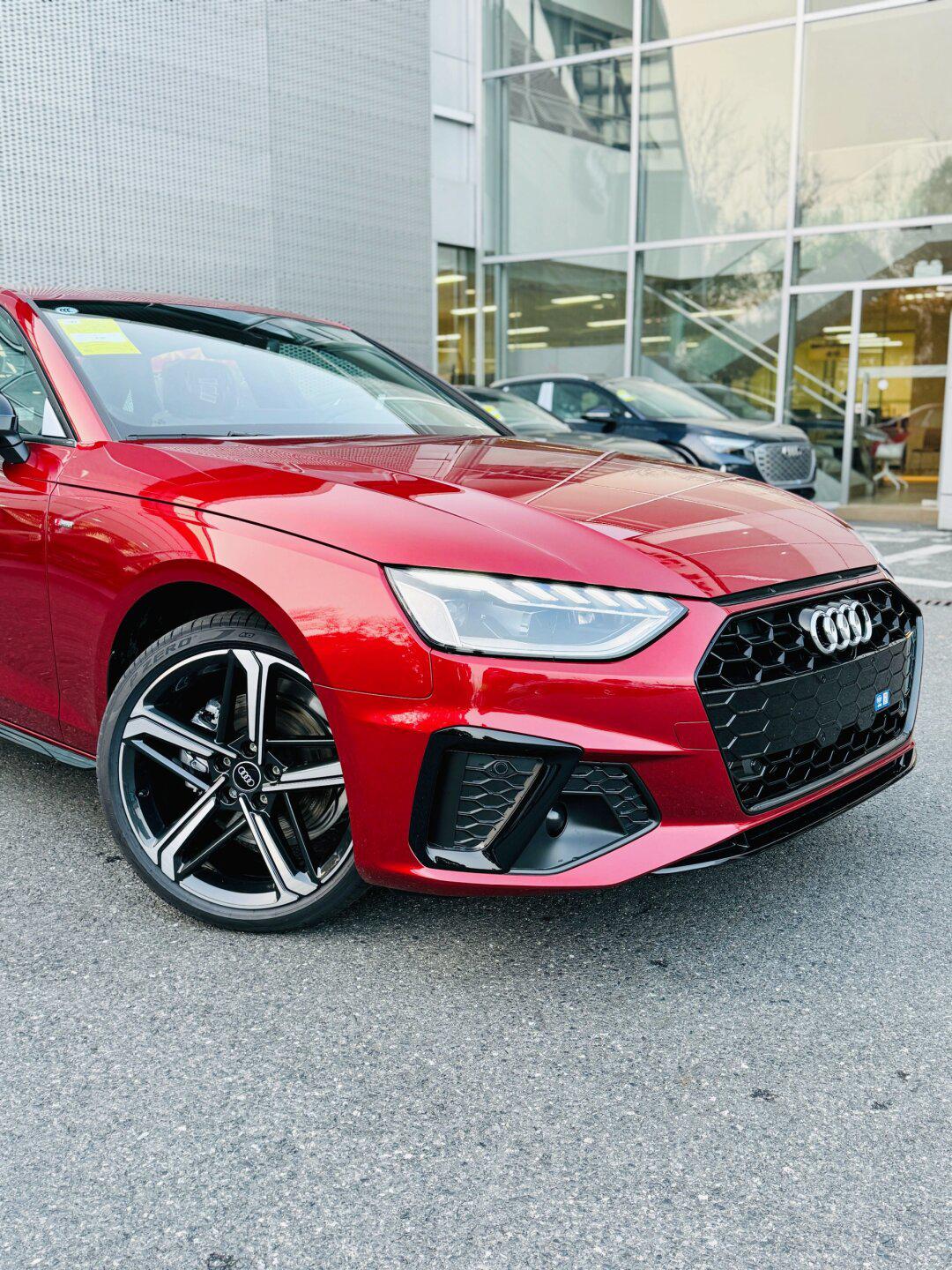 24款奥迪a4l斗牛士红