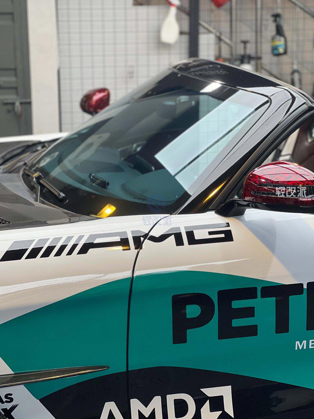 比帅气?奔驰amg gt赛道涂装申请出战