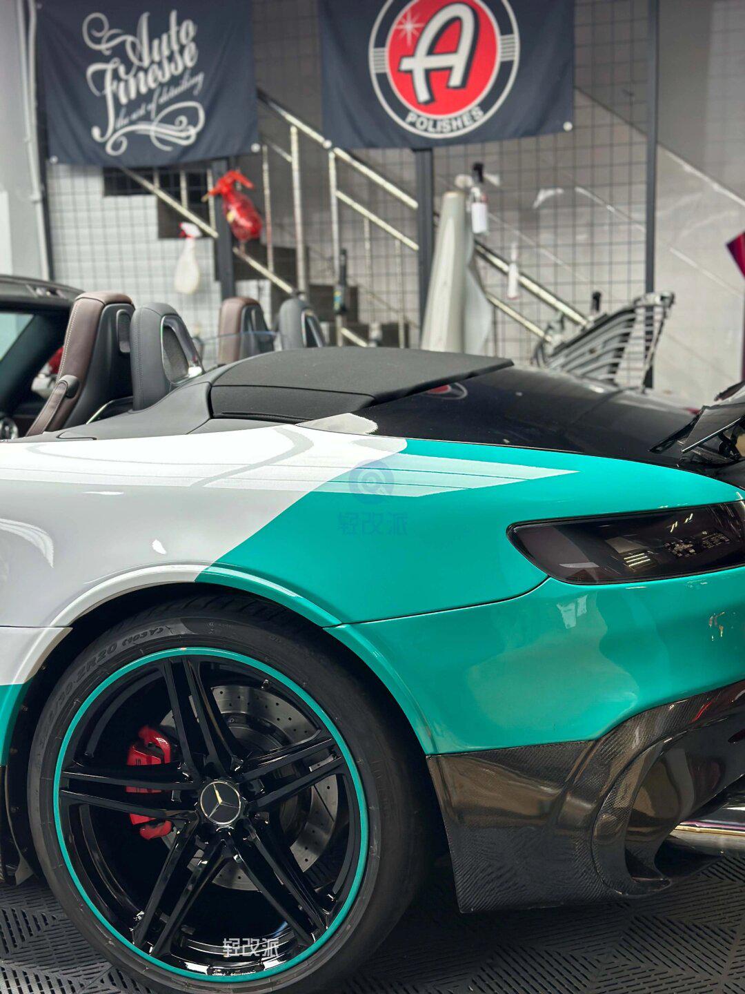 比帅气?奔驰amg gt赛道涂装申请出战